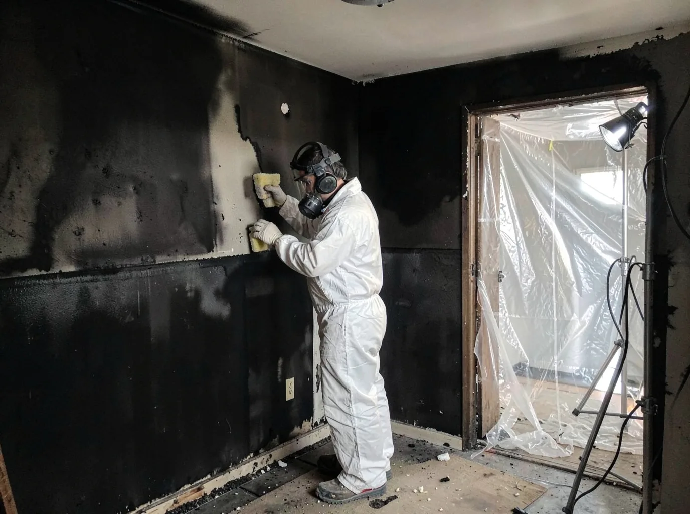 Fire Damage Restoration company in Line Lexington, PA